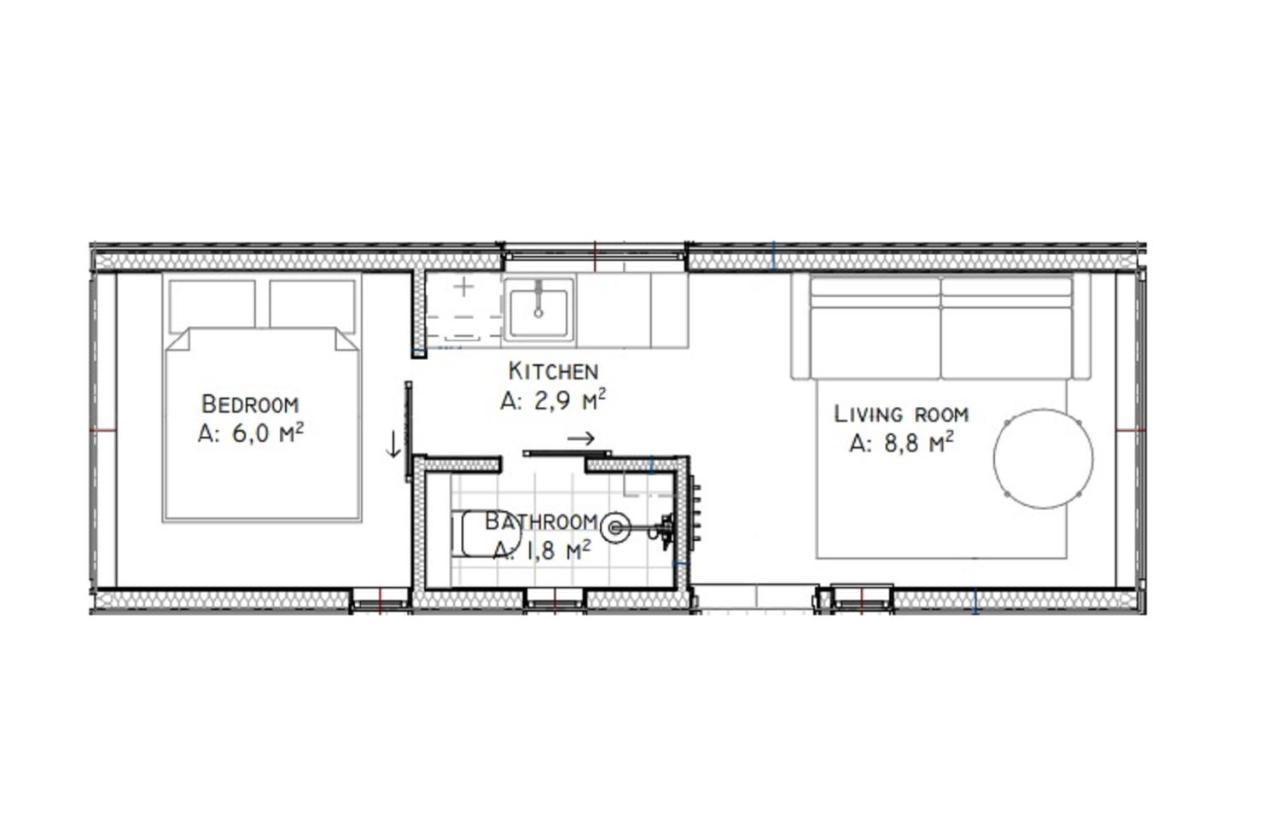 巴特贝勒堡Tinyhouse Heimatglueck别墅 外观 照片